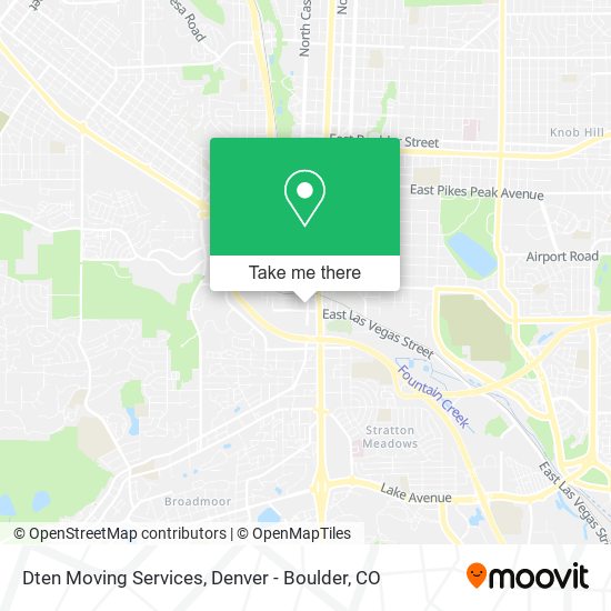 Dten Moving Services map