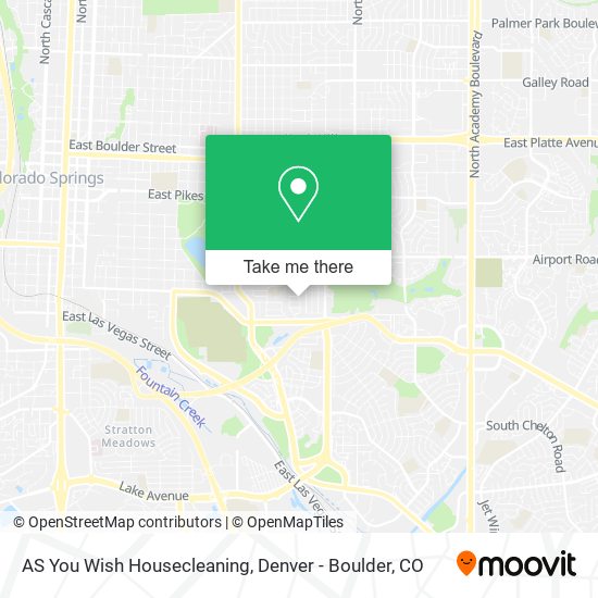 AS You Wish Housecleaning map