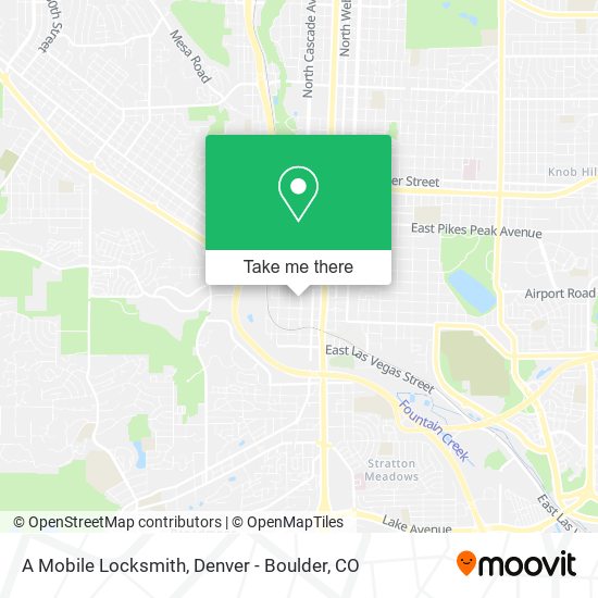 A Mobile Locksmith map