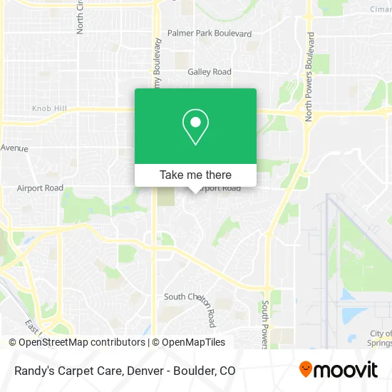 Mapa de Randy's Carpet Care
