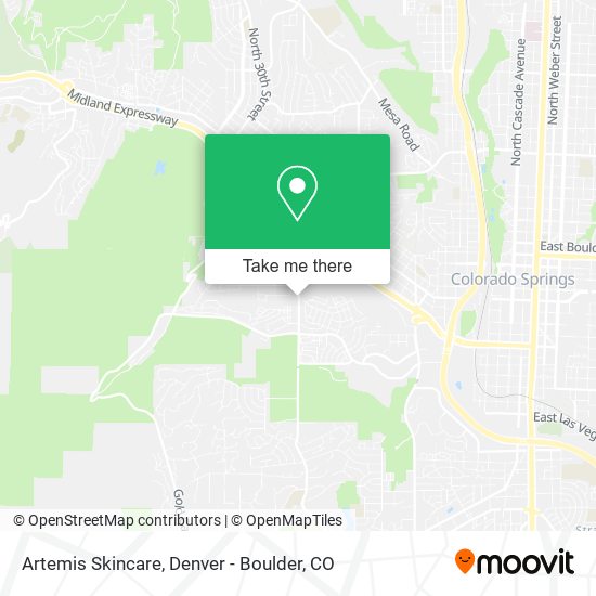 Artemis Skincare map