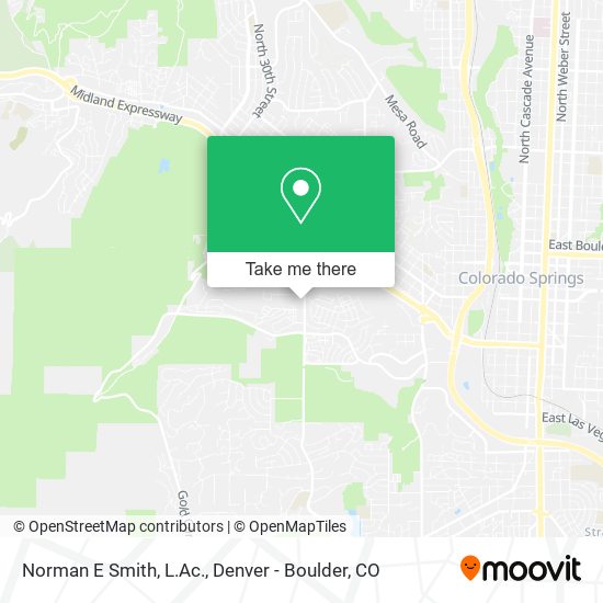 Norman E Smith, L.Ac. map
