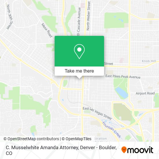 C. Musselwhite Amanda Attorney map