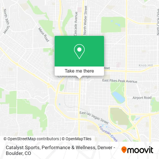Catalyst Sports, Performance & Wellness map