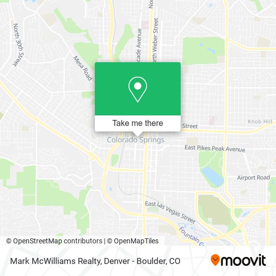 Mark McWilliams Realty map