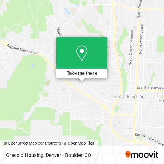 Mapa de Greccio Housing