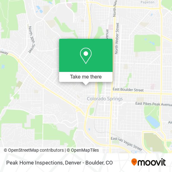 Peak Home Inspections map