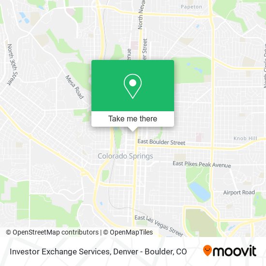 Investor Exchange Services map