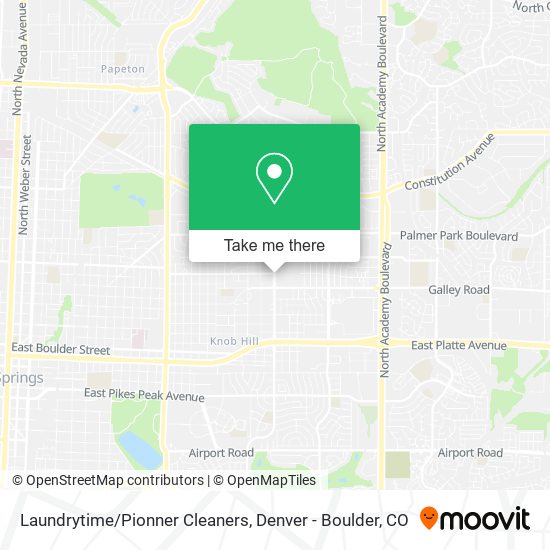 Laundrytime/Pionner Cleaners map