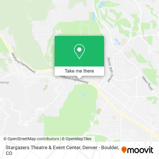 Stargazers Theatre & Event Center map