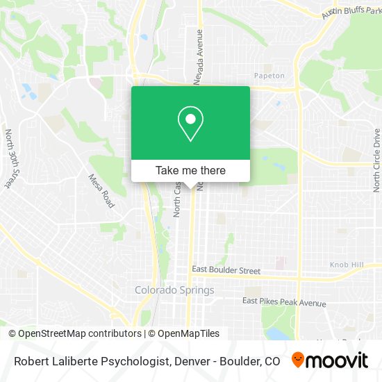 Mapa de Robert Laliberte Psychologist