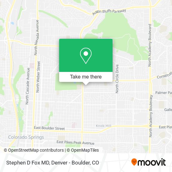 Stephen D Fox MD map