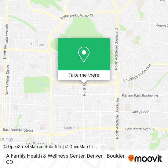 A Family Health & Wellness Center map