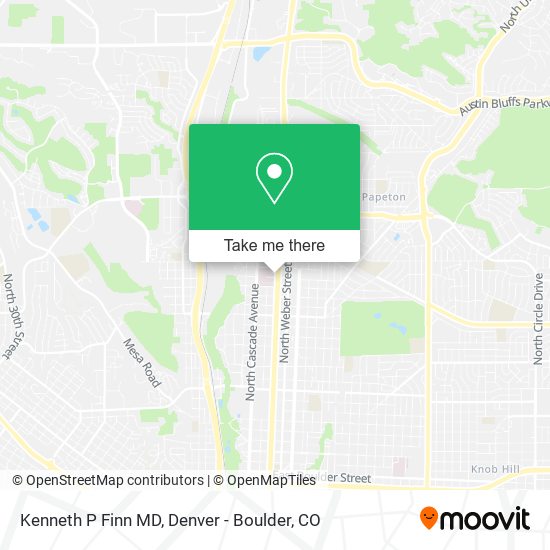 Kenneth P Finn MD map