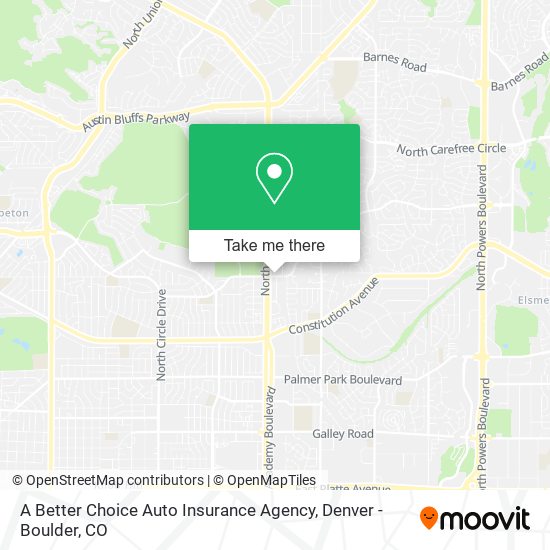 A Better Choice Auto Insurance Agency map