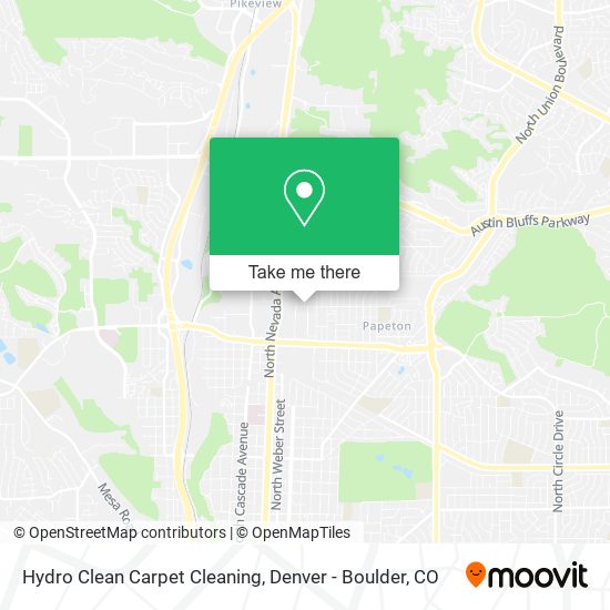 Hydro Clean Carpet Cleaning map