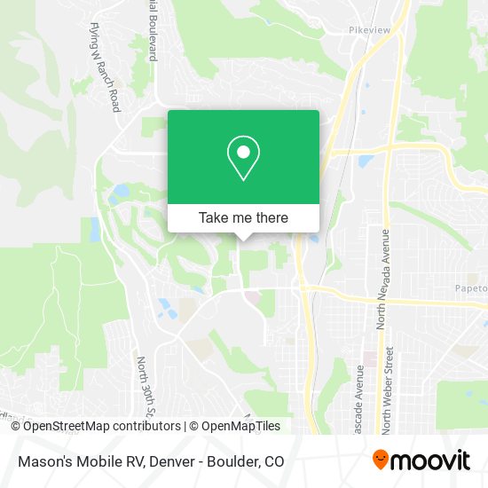 Mapa de Mason's Mobile RV