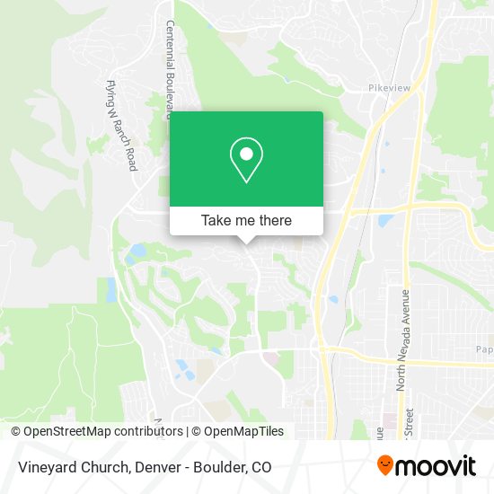 Mapa de Vineyard Church