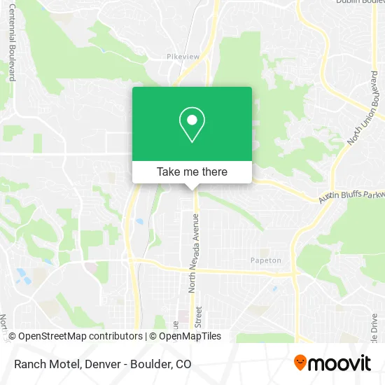 Ranch Motel map
