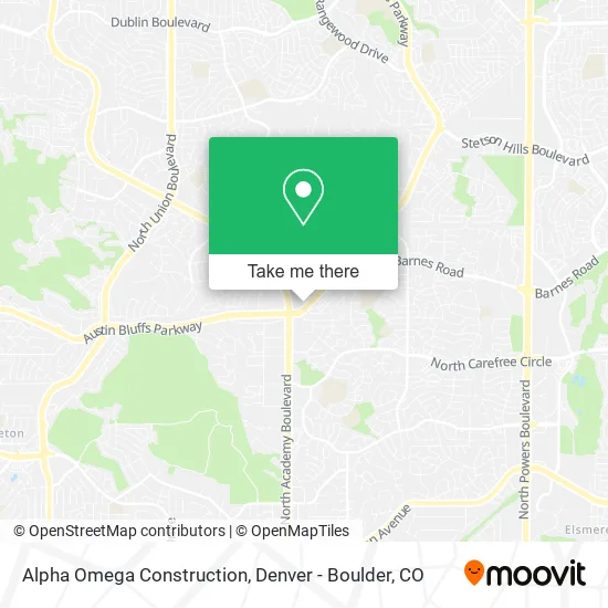 Alpha Omega Construction map