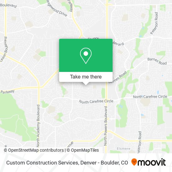 Mapa de Custom Construction Services