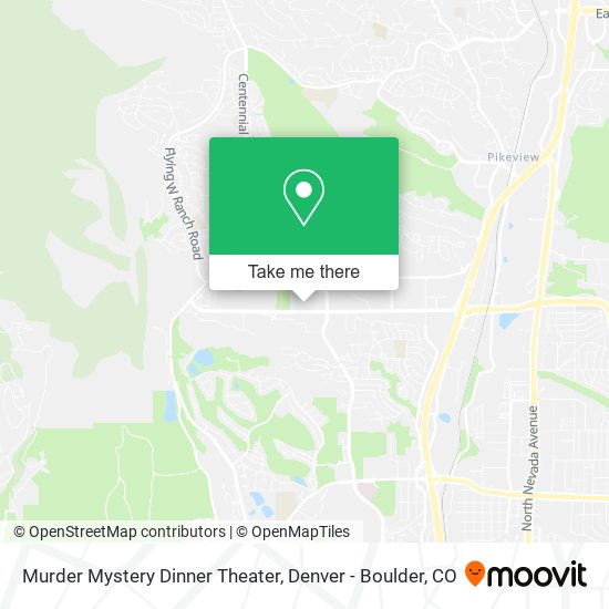 Murder Mystery Dinner Theater map