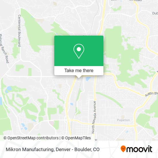 Mapa de Mikron Manufacturing