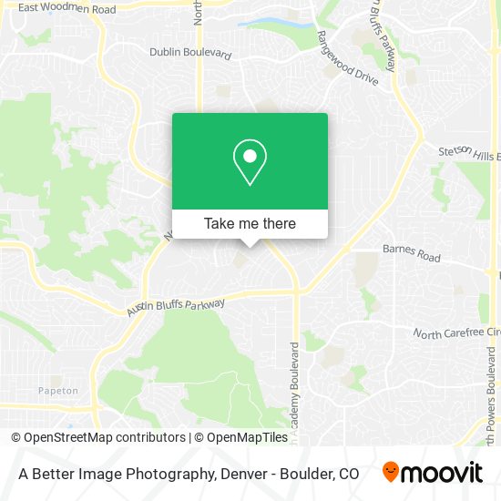 A Better Image Photography map