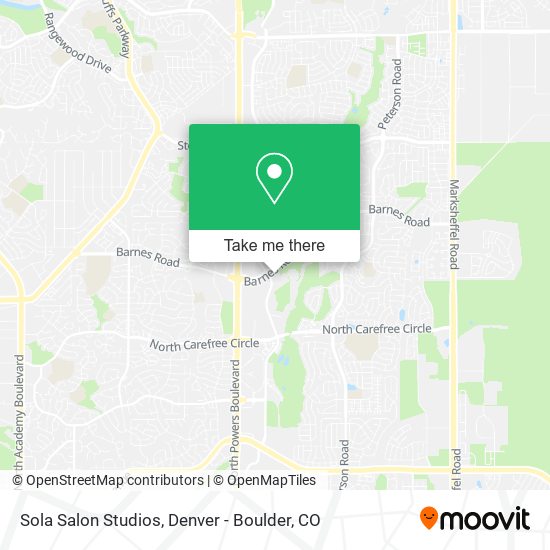 Sola Salon Studios map