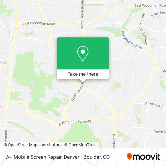 A+ Mobile Screen Repair map