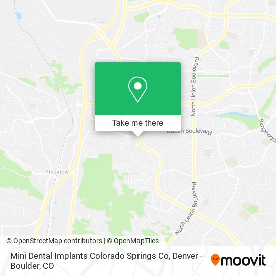 Mini Dental Implants Colorado Springs Co map