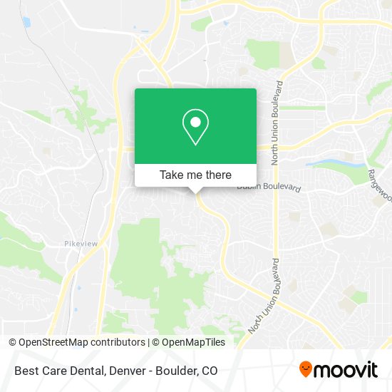 Best Care Dental map