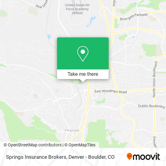 Springs Insurance Brokers map