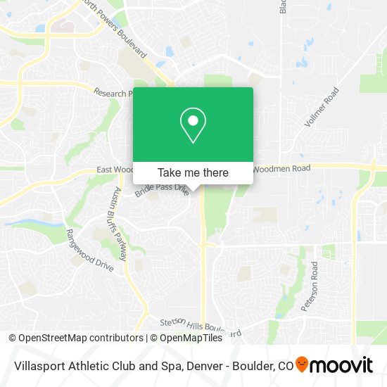 Mapa de Villasport Athletic Club and Spa