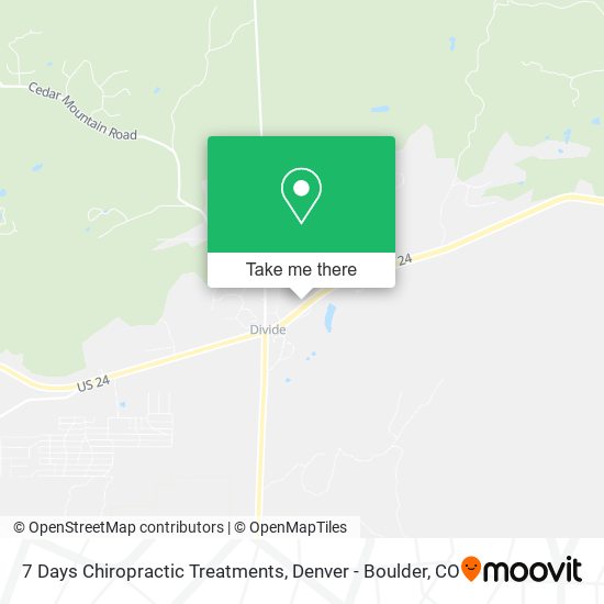 7 Days Chiropractic Treatments map