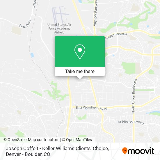 Joseph Coffelt - Keller Williams Clients' Choice map
