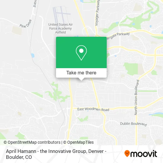 April Hamann - the Innovative Group map