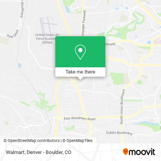 Mapa de Walmart