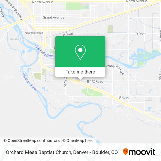 Mapa de Orchard Mesa Baptist Church