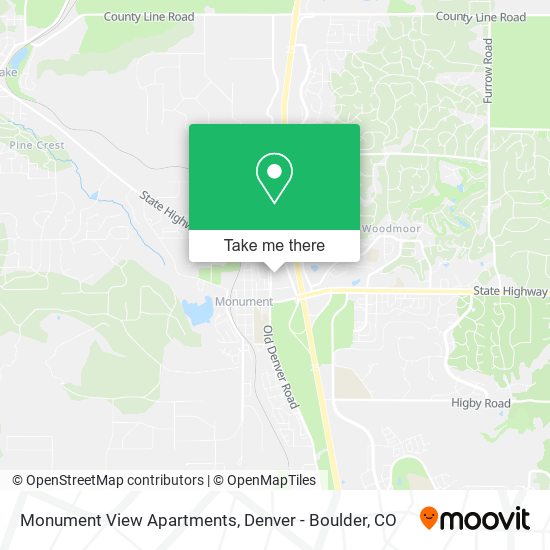 Mapa de Monument View Apartments