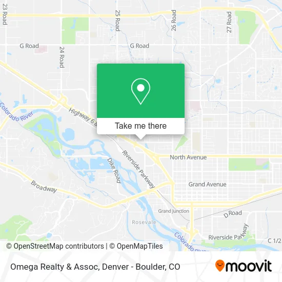 Omega Realty & Assoc map