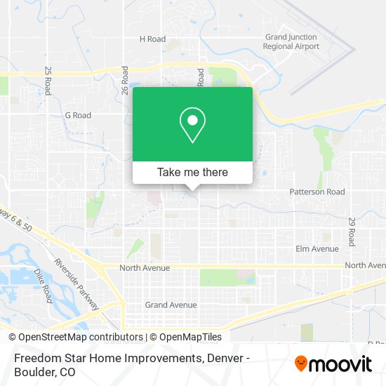 Freedom Star Home Improvements map