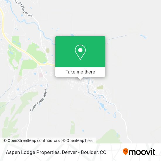 Aspen Lodge Properties map
