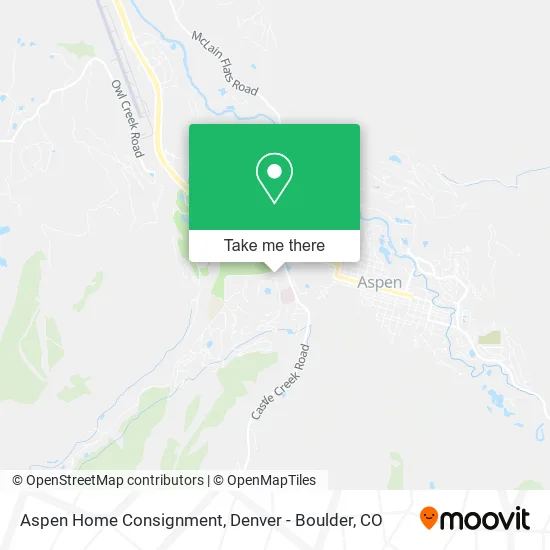 Aspen Home Consignment map