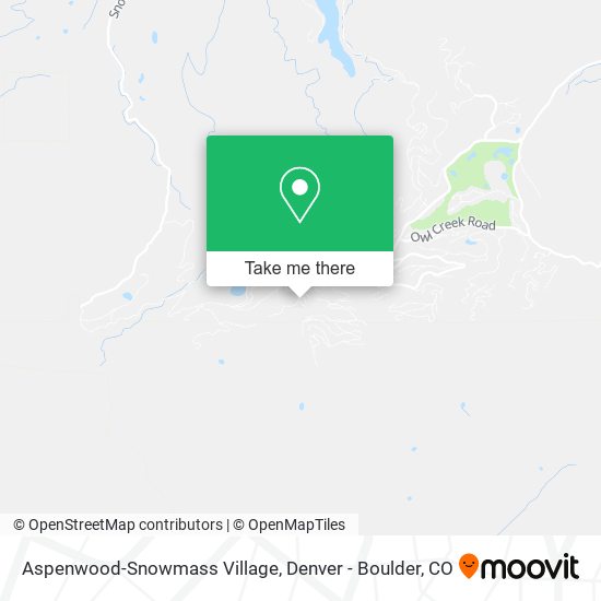 Aspenwood-Snowmass Village map