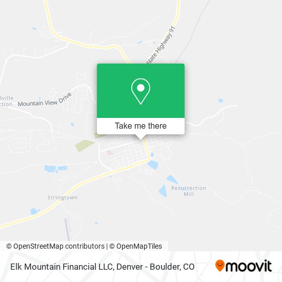 Mapa de Elk Mountain Financial LLC