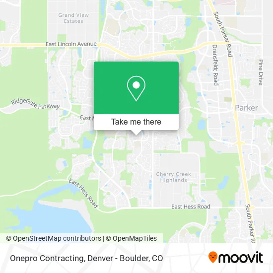 Onepro Contracting map