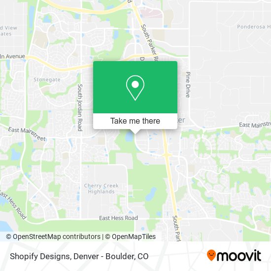 Shopify Designs map