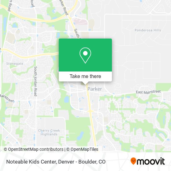 Noteable Kids Center map