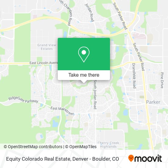 Equity Colorado Real Estate map